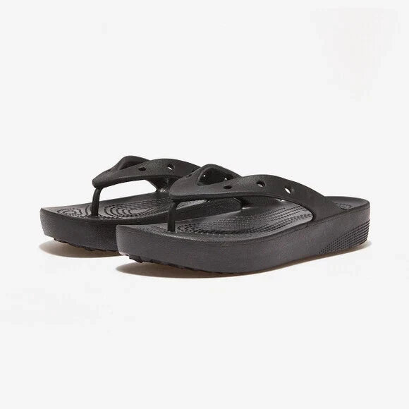 CROCS Classic Platform Womens Flip Flop Black - image 1
