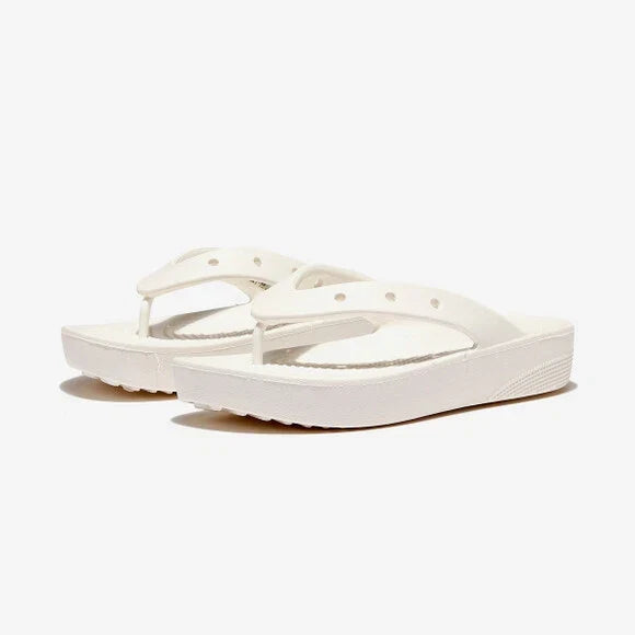 CROCS Classic Platform Womens Flip Flop White 207714-100 - image 1
