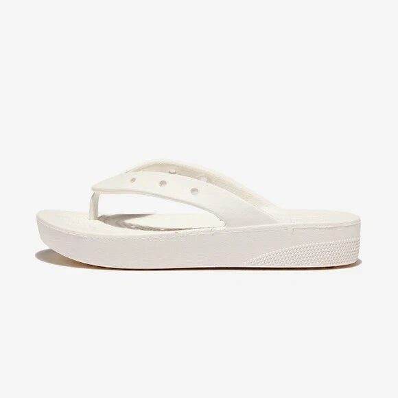 CROCS Classic Platform Womens Flip Flop White 207714-100 - image 2
