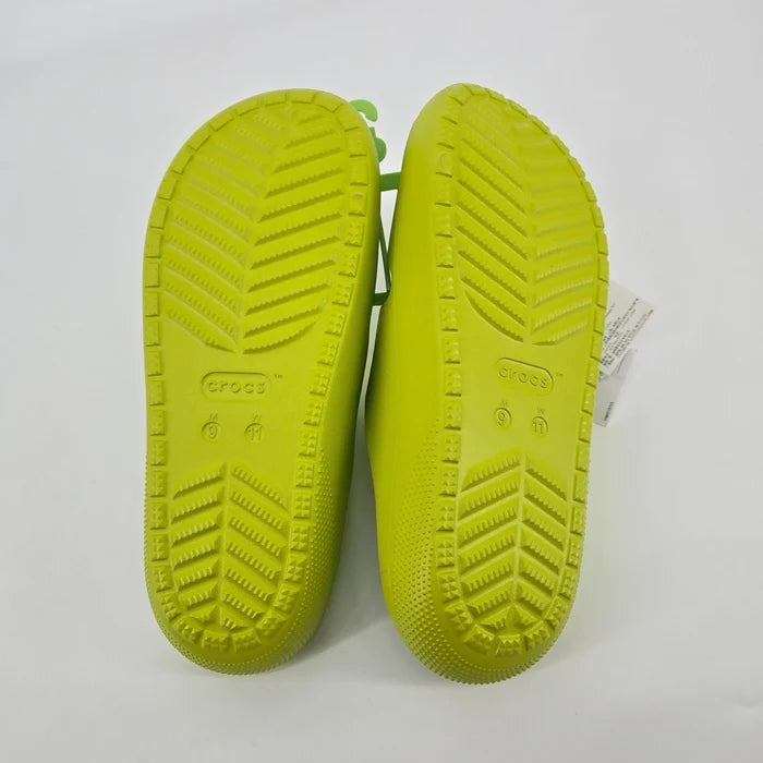 Crocs Classic Sandal v2 Unisex Limeade Green – Two-Strap Slides, M9/W11 NWT