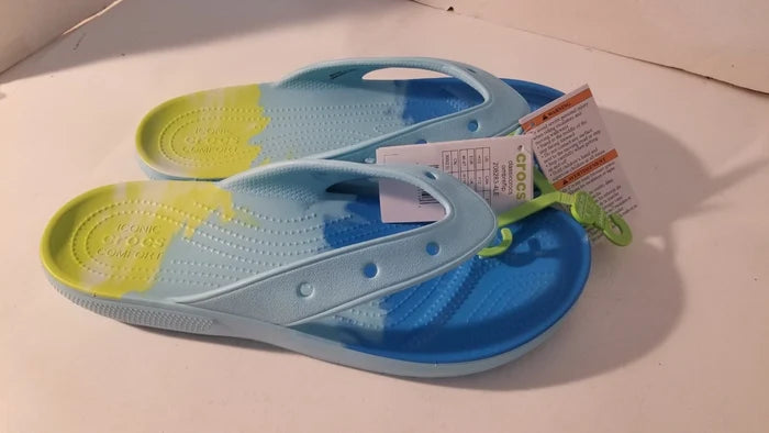 Crocs Flip Flops Unisex – Thong Sandals, M12/W14, Style 208283-4LE, New