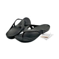 Crocs Kadee II Women's Flip Flops Black – Comfort Thong Sandals, Size 10
