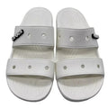 Crocs Mens Classic Slip On Perforated Pool Slides 13 Medium (D) / White - image 1