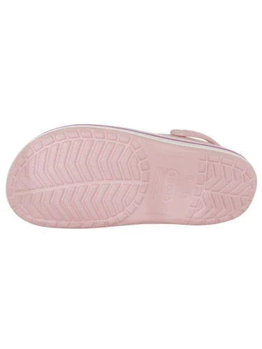 Crocs Unisex Crocband Clog Shoes, Pearl Pink/Wild Orchid - image 2