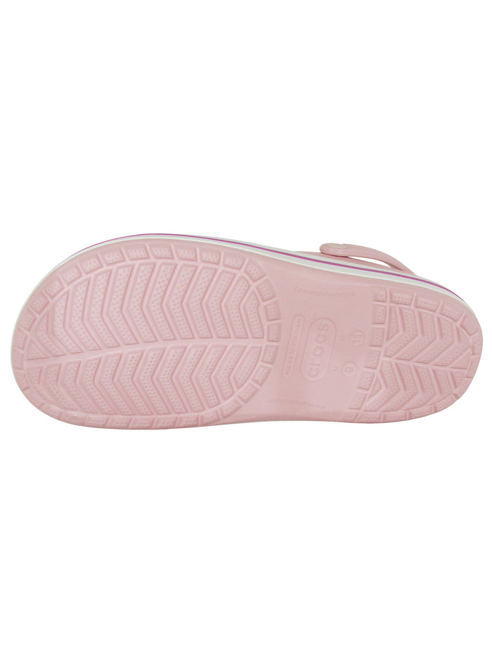 Crocs Unisex Crocband Clog Shoes, Pearl Pink/Wild Orchid - image 5