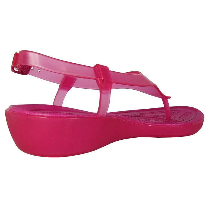 Crocs Women's Really Sexi T Strap Sandals, Candy Pink/Candy Pink, US 4 - image 3