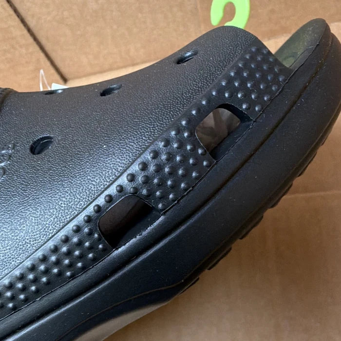 Crocs Women's Slide Sandals Black – Lightweight Slip-On Shoes, US 5 / EU 34-35