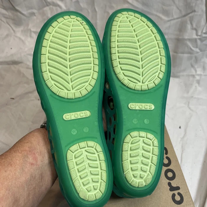Crocs Women's Slip-On Sandals Aqua – Casual Water-Friendly Shoes, Size 9, NIB