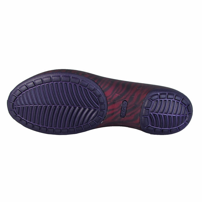 Crocs Womens Thermalucent Zebra Print Flat Shoes - image 6