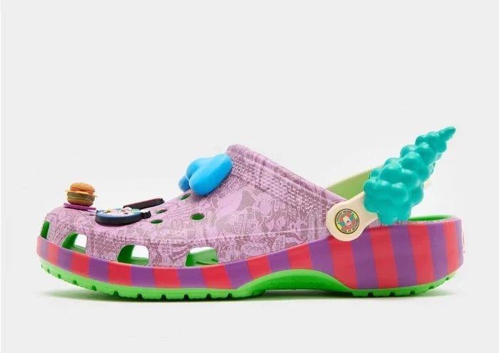 Crocs x Simpsons Krusty the Clown Classic Clog in Purple UK 9 - US 10 - EUR 44 - image 2