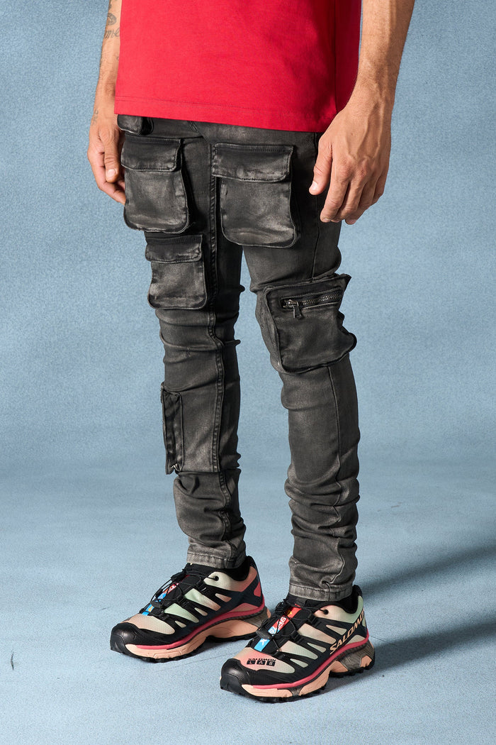 "CURRENT" Cargo Jeans