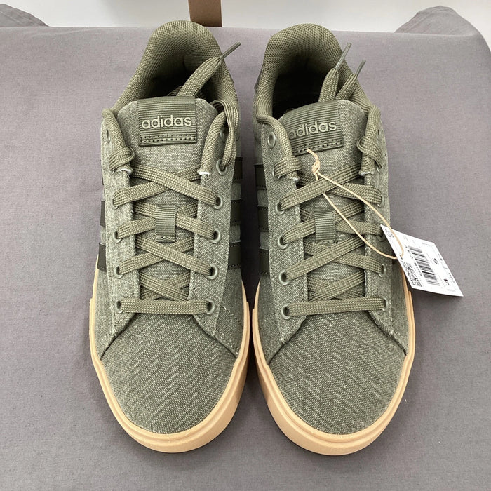 Adidas Daily 4.0 Sneakers Olive Green Unisex Casual Shoes Men's 4 Women's 5