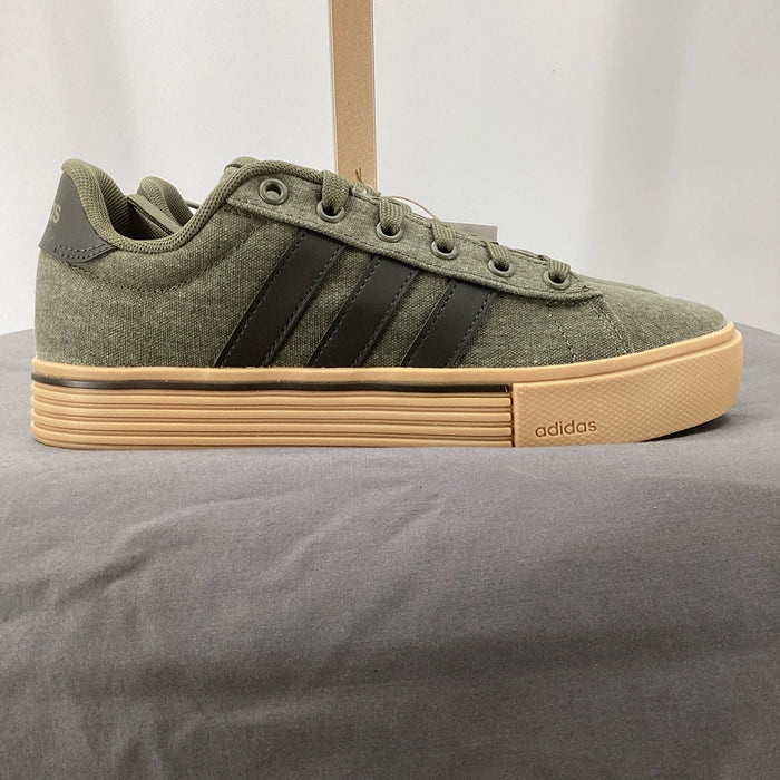 Adidas Daily 4.0 Sneakers Olive Green Unisex Casual Shoes Men's 4 Women's 5