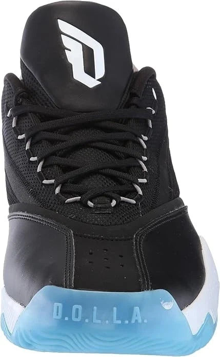 Adidas Dame Basketball Sneakers Black White Grey Men's 4 Women's 5