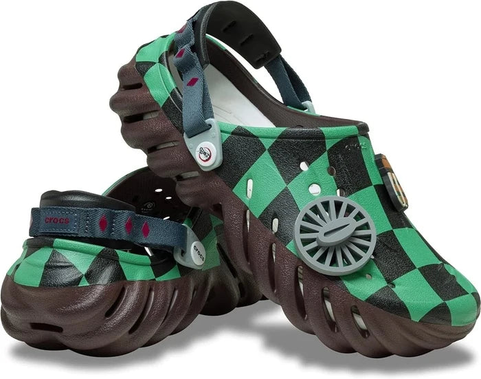 Demon Slayer Crocs Echo Clog Tanjiro Model 212434 Unisex Anime Shoes Japan - image 1