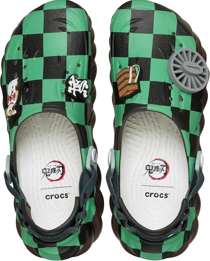 Demon Slayer Crocs Echo Clog Tanjiro Model 212434 Unisex Anime Shoes Japan - image 2
