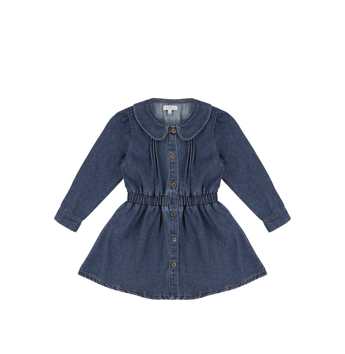 DENIM BUTTON DOWN DRESS