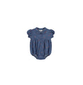 DENIM CHERRY ROMPER
