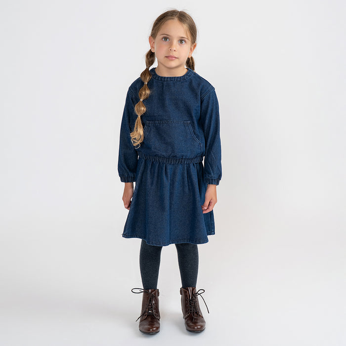 DENIM CIRCLE SKIRT