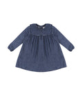DENIM COLLAR DRESS