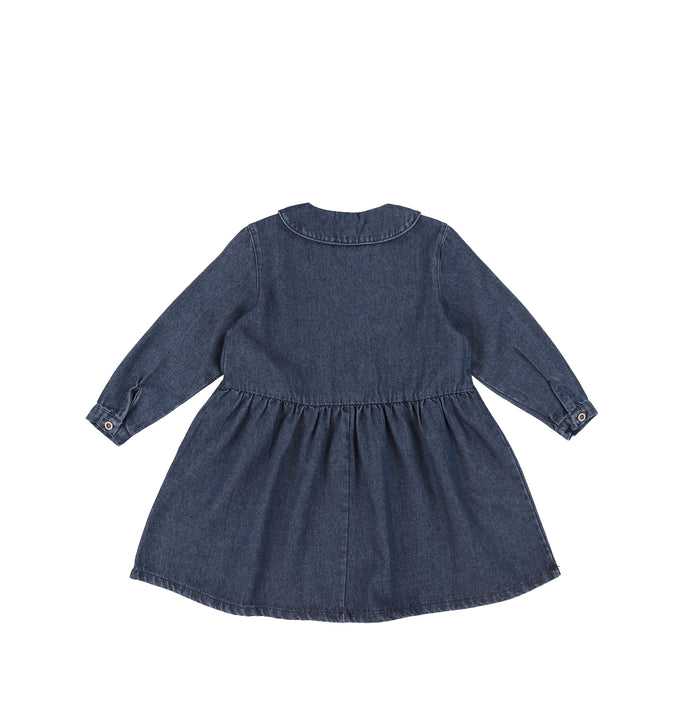 DENIM DOUBLE BREASTED DRESS