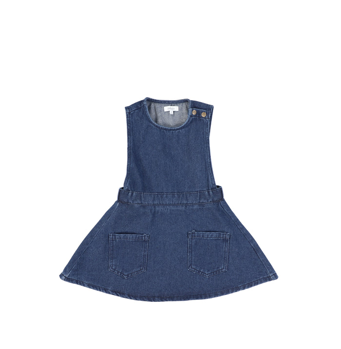 DENIM PINAFORE JUMPER