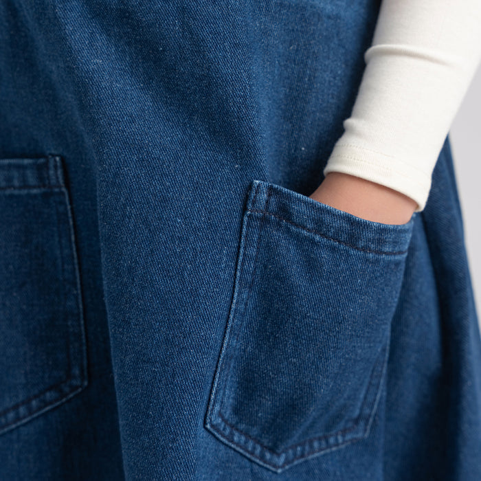 DENIM PINAFORE JUMPER