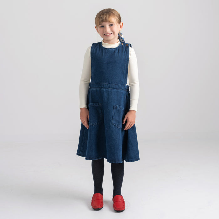 DENIM PINAFORE JUMPER