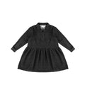 DENIM SEAM COLLAR DRESS