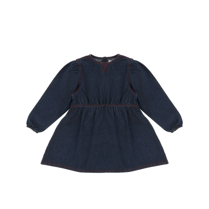 DENIM STITCHED DRESS