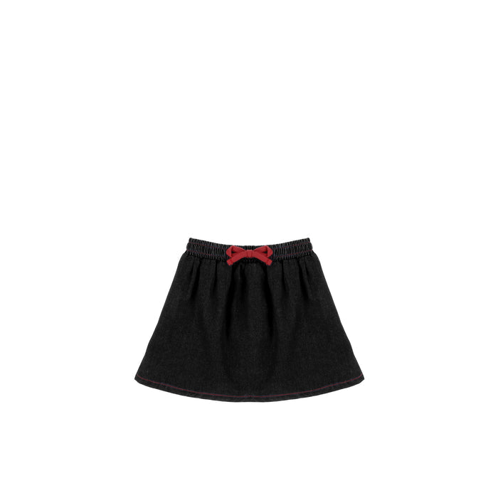 DENIM STITCHED SKIRT