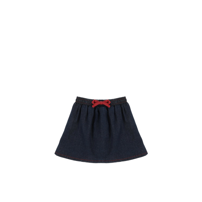 DENIM STITCHED SKIRT