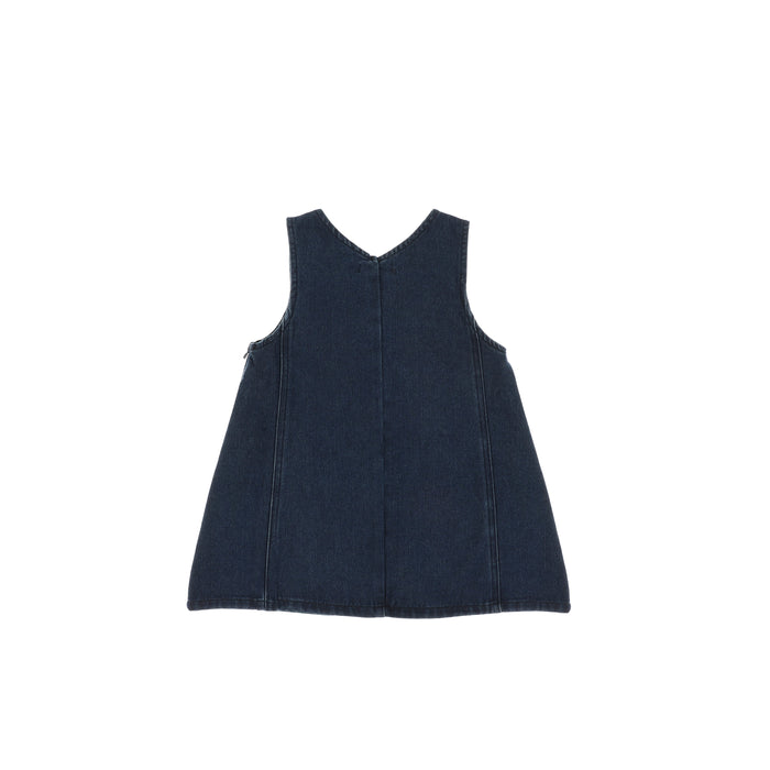 DENIM V NECK JUMPER