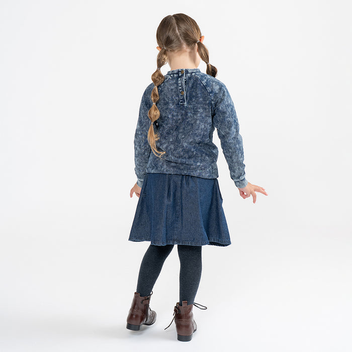 DENIM WASH TOP