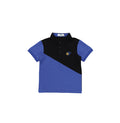 DIAGONAL COLORBLOCK POLO