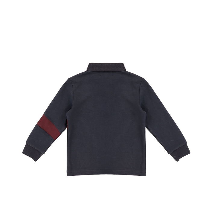 DIAGONAL STRIPE POLO