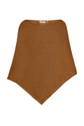 Dominica Poncho - Caramel Treble Knit