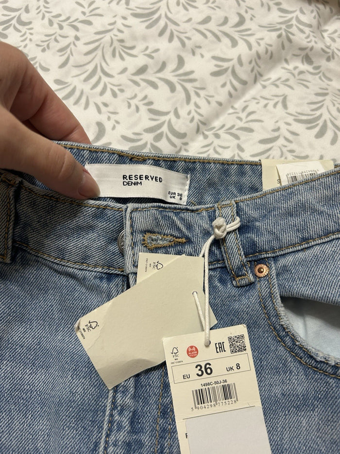 Donate,lfor someone who needs ! Women's Straight Light Wash Blue Denim Jeans