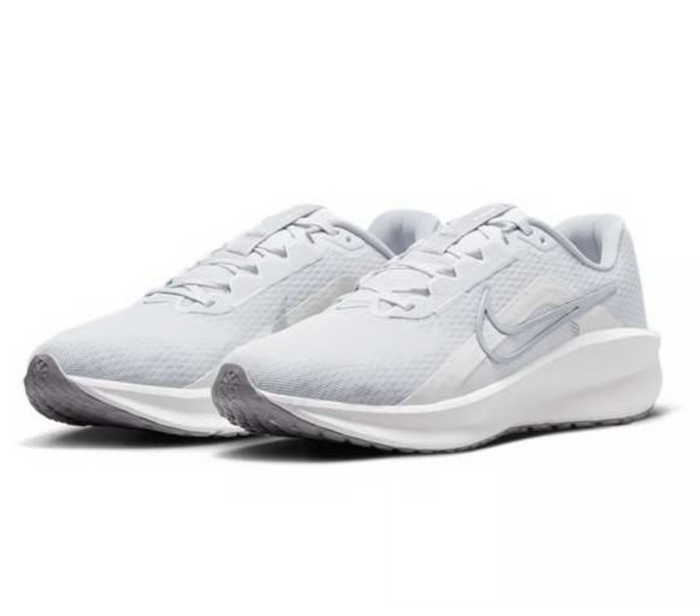 Nike Downshifter 13 White Grey Comfort Mens Size US 7-12 Road Running Shoes - Image 1