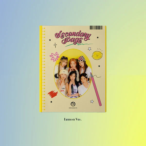 DreamNote Secondary Page 5th Single Album - LEMON Version