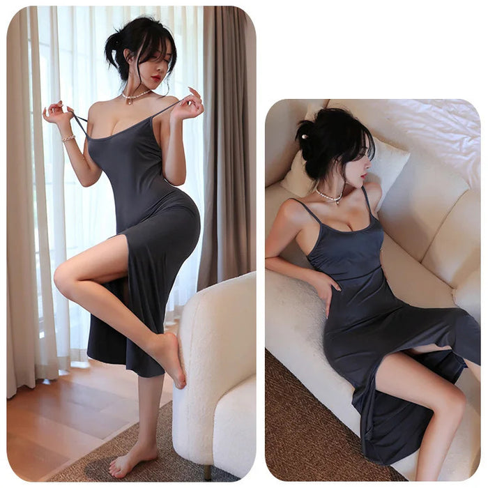 Dress Smooth camisole jumpsuit with elegant temperament and tight fit Casual