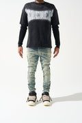 DYNASTY Mid Blue Jeans