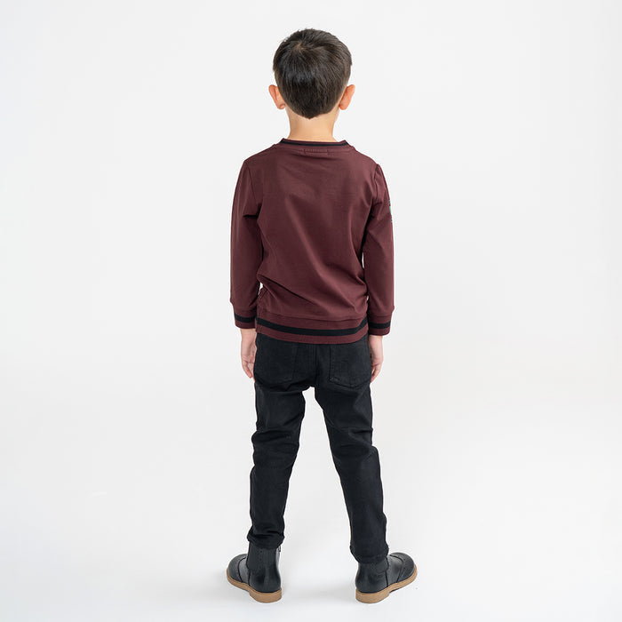 EMBLEM TRIM TSHIRT