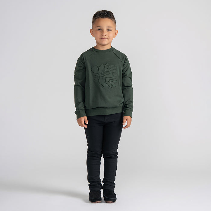 EMBOSSED SWEATSHIRT