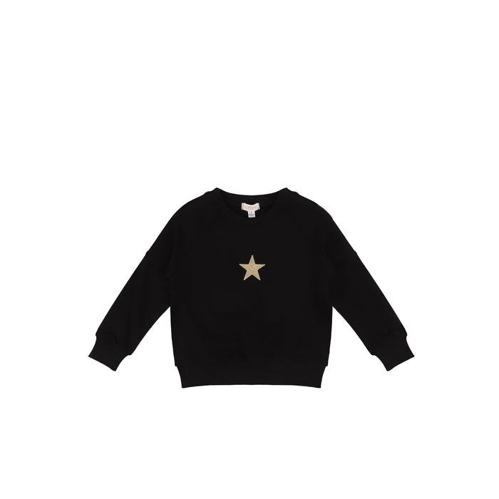 EMBROIDERED STAR SWEATSHIRT