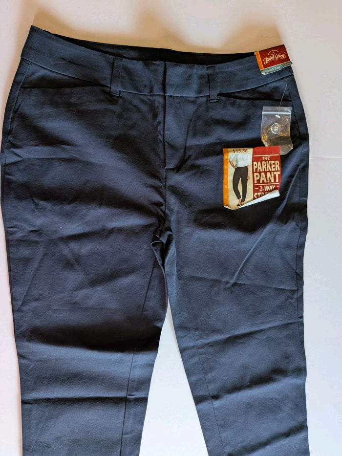 Faded Glory Bi Stretch Pant Navy Blue Parker Pants Women's Stretch