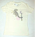 Fifth Sun Women's T-Shirt with Leopard - Choose Size(XS,M,L,XL,XXL)