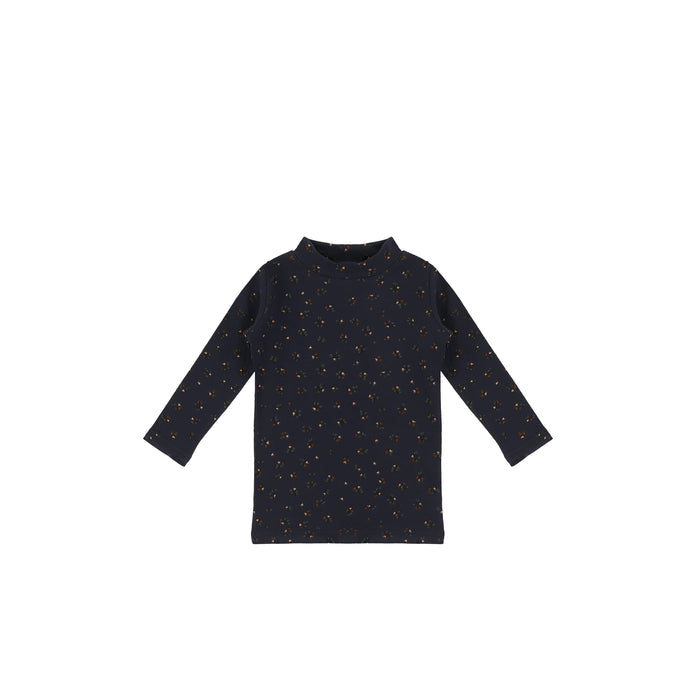 FLORAL MOCKNECK
