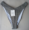 Forever 21 Large Check Bikini Swim Bottoms Hygienic Liner