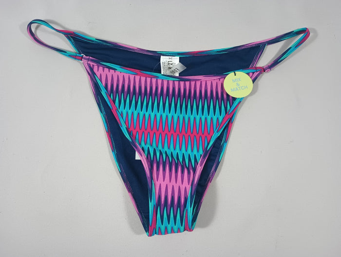 Forever 21 Large Swim Bikini Bottoms Psychedelic Hygienic Liner Fast Ship